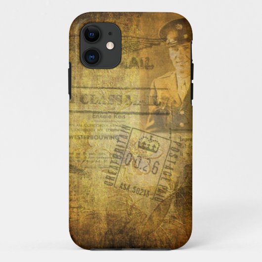 Vintage Militair Hoesje (Achterkant)