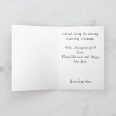 Vintage Military Christmas Card Feestdagen Kaart (Binnen)