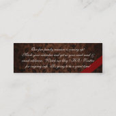 Vintage Mini Visitekaartje (Achterkant)