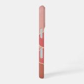 Vintage Minimal Hibiscus iPhone 16 Hoesje (Rechterkant)