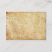 Vintage Minimale Antieke Visitekaartje (Achterkant)
