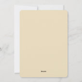 Vintage Minimalist Merry Christmas Wreath Feestdagenkaart (Achterkant)