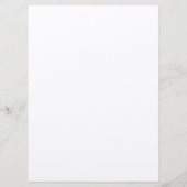 Vintage minimalistische schrijfmachine trouwen menu (Achterkant)
