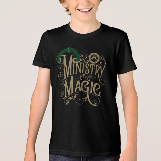 Vintage MINISTRY OF MAGIC™ Graphic Tri-Blend Shirt (Voorkant)
