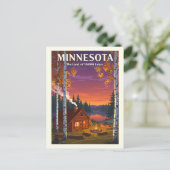 Vintage Minnesota Briefkaart (Staand voorkant)