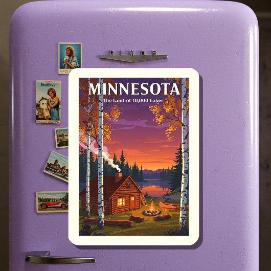 Vintage Minnesota Magneet