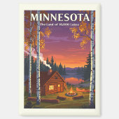 Vintage Minnesota Magneet (Voorkant)