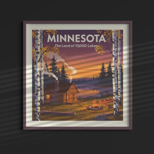 Vintage Minnesota Poster
