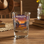 Vintage Minnesota Shot Glas