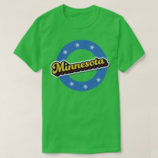 Vintage Minnesota T-shirt (Design voorkant)