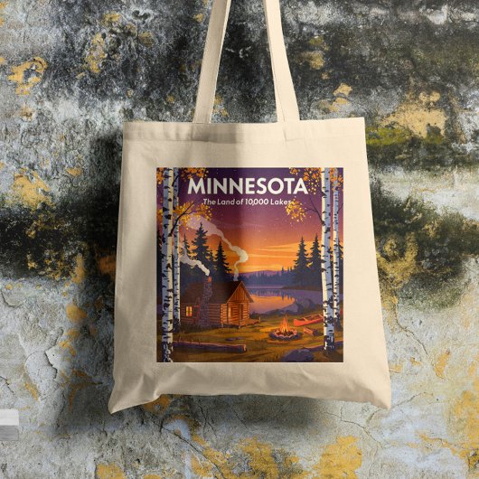 Vintage Minnesota Tote Bag