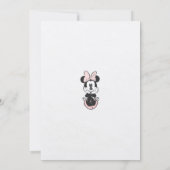 Vintage Minnie Mouse invitation fancy Kaart (Achterkant)