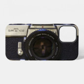Vintage Minolta-camerahoes voor iPhone 12 Hoesje (Achterkant horizontaal)