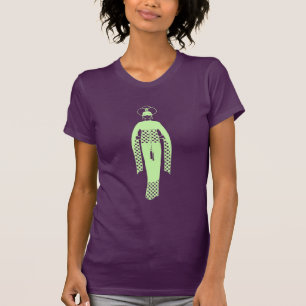 Vintage Mintgroene Dames Turban Turkije Art Nouvea T-shirt