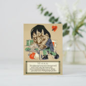 Vintage Miser Postcard Briefkaart (Staand voorkant)