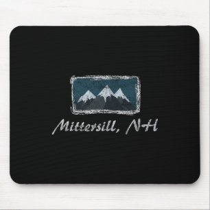 Vintage Mittersill New Hampshire Wintersporten Muismat