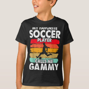 Vintage M'n Favoriete Voetbalspeler Noemt Me Gammy T-shirt