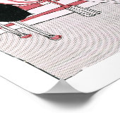 Vintage Mode Adverteren Poster of afdrukken (Hoek)