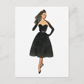 Vintage Mode Afbeelding Briefkaart