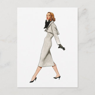 Vintage Mode Afbeelding Briefkaart