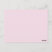 vintage mode briefkaart (Achterkant)