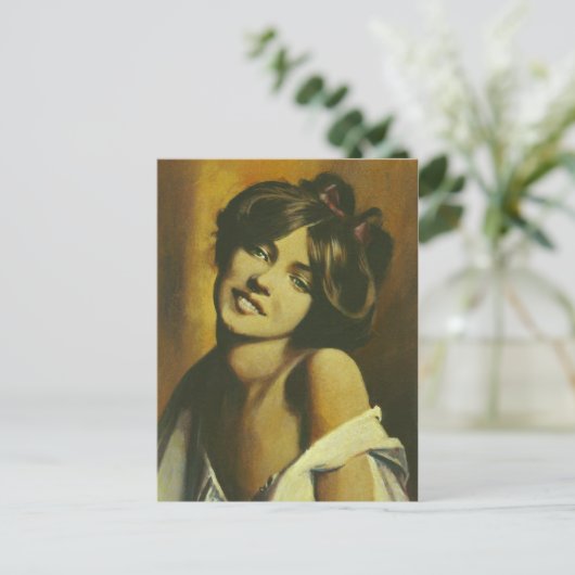 Vintage Mode Briefkaart (Staand voorkant)