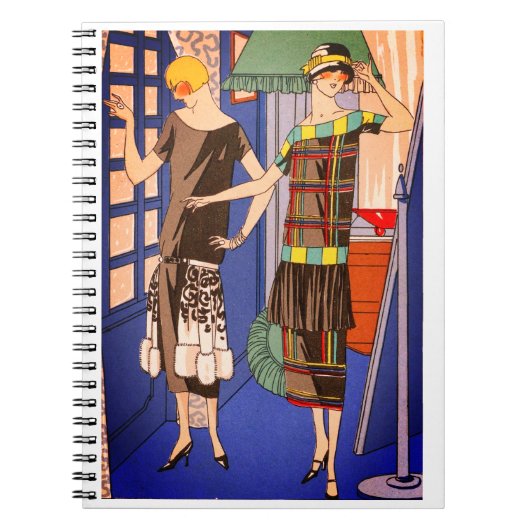 Vintage Mode Notitieboek (Voorkant)