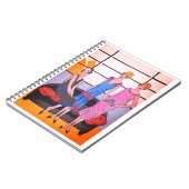 Vintage Mode Notitieboek (Linkerzijde)