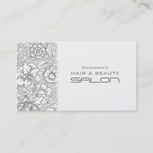 Vintage Mode Salon Appointment Visitekaartje Afsprakenkaartje (Voorkant)