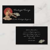 Vintage Mode Visitekaartje Lingerie (Voorkant / Achterkant)