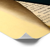 Vintage Mode Vrouw Poster (Hoek)