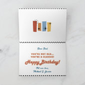 Vintage Model Birthday Card - 1950 Classic Feestdagen Kaart (Binnen)