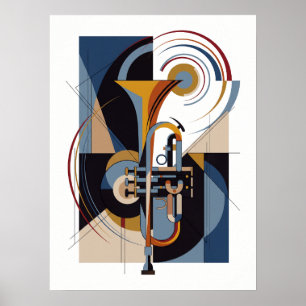 Vintage Moderne Jazz Poster