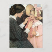 Vintage Moeder en Kind door Jessie Willcox Smith Briefkaart (Voorkant)