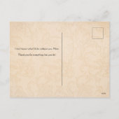 Vintage moeder en kind met Moederdag begroeting Feestdagenkaart (Achterkant)