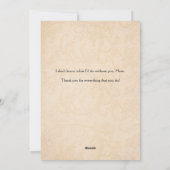 Vintage moeder en kind met Moederdag begroeting Feestdagenkaart (Achterkant)