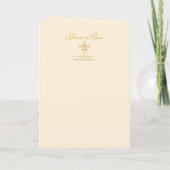 Vintage Moeder en Kind Rozen Bloemstuk Kaart (Achterkant)