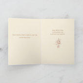 Vintage moeder- en kinderkersen kaart (Binnen)