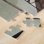 vintage moeder en meisje legpuzzel (Zijkant)