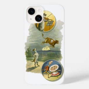Vintage Moeder Goose Nursery Rhyme Hey Diddle Case-Mate iPhone Case