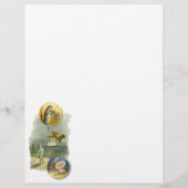 Vintage Moeder Goose Nursery Rhyme Hey Diddle Flyer (Achterkant)