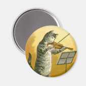 Vintage Moeder Goose Nursery Rhyme Hey Diddle Magneet (Voorkant / Achterkant)