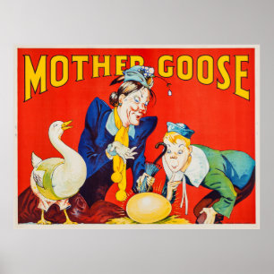 Vintage Moeder Goose Theater Poster