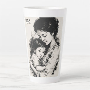 Vintage Moeder & Kind 1982 Latte Mok