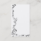 Vintage Moeder Kind Babysitter Visitekaartje (Achterkant)