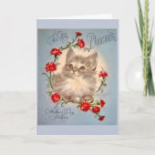 Vintage Moederdag - aan Mijn Dochter, Kaart (Voorkant)