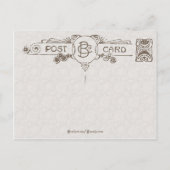 Vintage Moederdag moeder en kind Briefkaart (Achterkant)