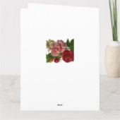 Vintage Moederdag moeder en kind Kaart (Achterkant)