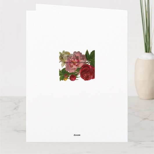 Vintage Moederdag moeder en kind Kaart (Achterkant)