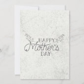 Vintage, Moederschap Koesterend, Moederdag Brunch Kaart (Achterkant)